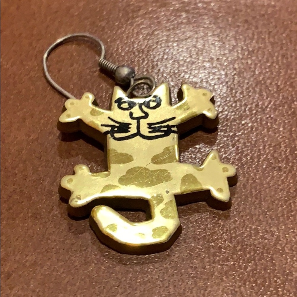 Cat Dangle Earrings - image 5